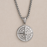 Compass Pendant Manufacturer - Personalized Stainless Steel Cross-Border Exclusive Fashion Jewelry