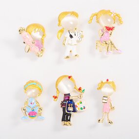 Santa Claus Beads Manufacturer - Christmas Series Gift Pendant DIY Jewelry Accessories Copper Silver