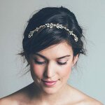 Pearl Headband Manufacturer - New Arrival Bridal Hair Accessories Hand-woven Knotted Cable Stitchbows