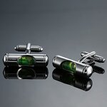 Beaded Cufflinks Factory - Gold Silver Round Shell Zircon Rose Square French-style Shirt