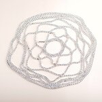 Crystal Flower Hair Comb Manufacturer - Hot Sale Trendy Handmade Gold Metal Ornament Flexible Chain