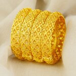 Arab Bracelet Manufacturer - Hollow Middle East African Ethiopian Moon Embroidered Bride