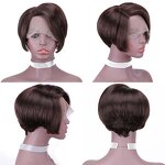 Lace Frontal Wig Factory - OEM/ODM Custom Peruvian Natural Hair Wig HD Lace Frontal Short Cut