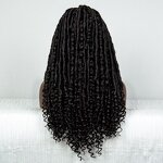 Glueless Lace Wig Manufacturer - OEM/ODM Custom Synthetic Goddess Locs Crochet Hair Frontal Lace Wigs
