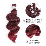 Synthetic Braiding Hair Manufacturer - OEM/ODM Custom Loose Deep Crochet Curl Hair Extensions Ocean Wave