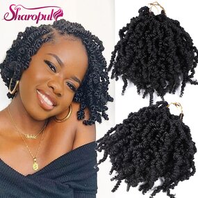 Crochet Braids Manufacturer - OEM/ODM Custom Short Bomb Synthetic Hair Extension Loose Wave