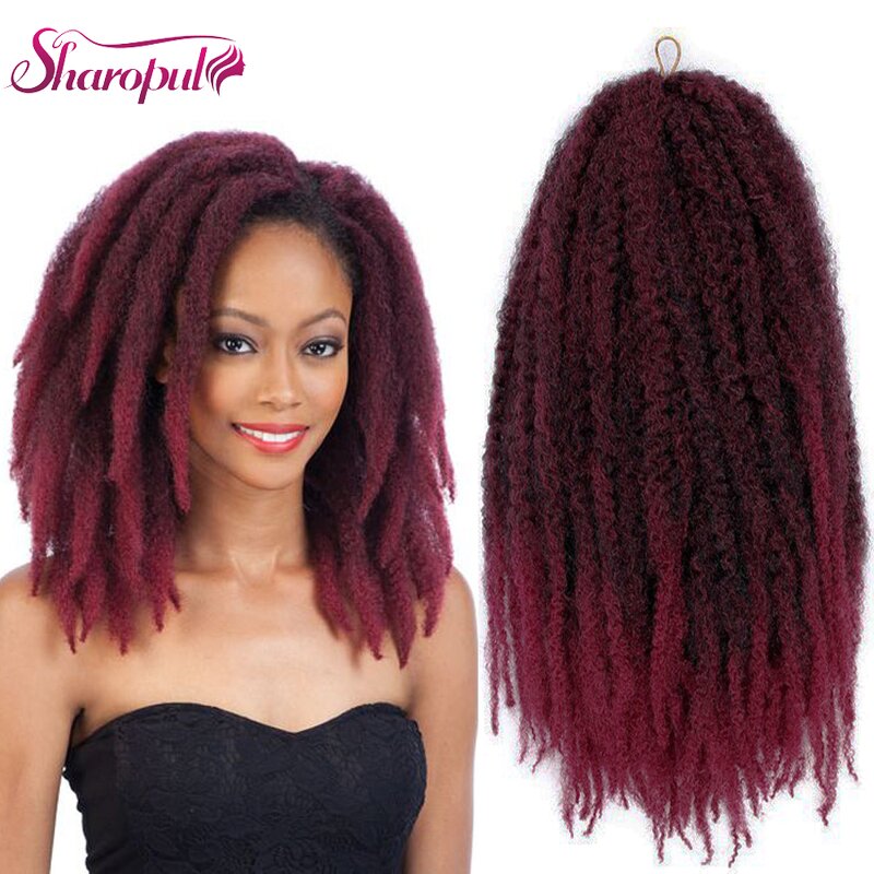 Synthetic Marley Braids Factory - OEM/ODM Custom Red Afro Kinky Curly Twist Braiding Hair Pre-Stretched