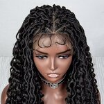 Synthetic Braided Wig Manufacturer - OEM/ODM Custom Lace Front Braided Wigs with Goddess Locs