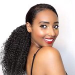 Synthetic Ponytail Manufacturer - OEM/ODM Custom Very Big Size Black Ponytail Braiding Hair