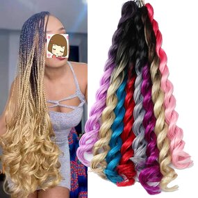 Jumbo Crochet Braid Factory - OEM/ODM Custom 24inch 100gram Spiral Braiding Hair Extension No Tangle