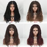 Lace Frontal Wig Factory - OEM/ODM Custom Wavy Faux Locs Braided Wig with Baby Hair