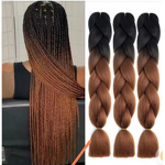 Jumbo Braiding Hair Factory - OEM/ODM Custom Synthetic Ombre Color Jumbo Braiding Hair Extension 24-82inch