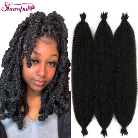 Marley Braiding Hair Factory - OEM/ODM Custom Afro Kinky Straight Hair Extensions Low Temperature Fiber