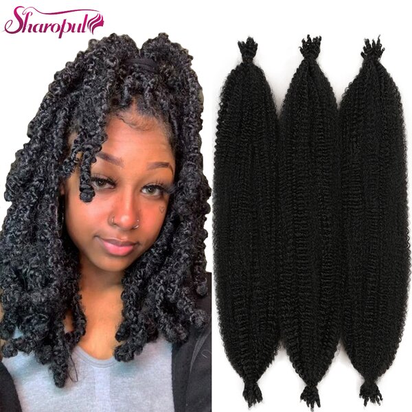 Marley Braiding Hair Factory - OEM/ODM Custom Afro Kinky Straight Hair Extensions Low Temperature Fiber