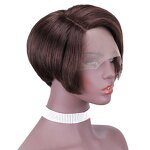 Lace Frontal Wig Factory - OEM/ODM Custom Peruvian Natural Hair Wig HD Lace Frontal Short Cut