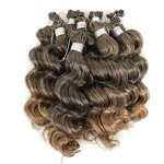Ocean Wave Crochet Hair Manufacturer - OEM/ODM Custom 9Inch Deep Wave Crochet Hair Ombre Curly