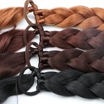 Braids Ponytail Extension Factory - OEM/ODM Custom Long Braids up Ponytail Extension DIY Hair Styles