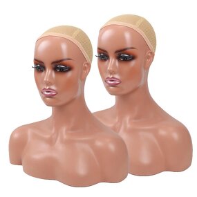 Wig Display Mannequin Factory - OEM/ODM Custom Realistic Female PE Maternity Mannequin Head Bald