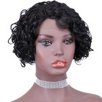 Pixie Kinky Curly Wig Manufacturer - OEM/ODM Custom 13x4 Lace Frontal Pixie Kinky Curly Brazilian Human Hair Wig
