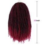 Synthetic Marley Braids Factory - OEM/ODM Custom Red Afro Kinky Curly Twist Braiding Hair Pre-Stretched