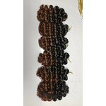 Synthetic Crochet Hair Factory - OEM/ODM Custom Italian Two-Tone Ombre Crochet Hair Extensions Curly