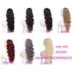 Synthetic Ponytail Extension Manufacturer - OEM/ODM Custom Loose Deep Wave Ponytail Extension Drawstring