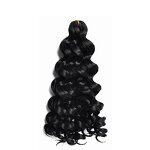 Synthetic Crochet Hair Factory - OEM/ODM Custom Italian Two-Tone Ombre Crochet Hair Extensions Curly