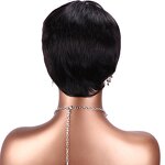 Human Hair Wig Factory - OEM/ODM Custom Straight Bob Pixie Cut Wig with Baby Hair