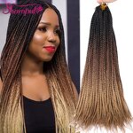 Crochet Braid Hair Factory - OEM/ODM Custom Jumbo Braiding Hair 24inch Ombre Color Crochet Braid