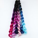 Jumbo Crochet Braid Factory - OEM/ODM Custom 24inch 100gram Spiral Braiding Hair Extension No Tangle