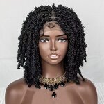 Lace Front Wig Factory - OEM/ODM Custom Synthetic Distressed Locs Full Lace Braided Wigs