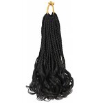 Crochet Hair Manufacturer - OEM/ODM Custom Grey Goddess Box Braids Synthetic Crochet Hair French Curls