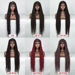 Synthetic Braided Wigs Factory - OEM/ODM Custom Jumbo Braiding Hair Full Lace Braided Wigs