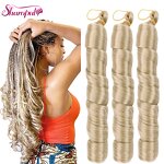 Faux Crochet Hair Factory - OEM/ODM Custom Wholesale Synthetic Loose Wavy Braided Hair French Spiral