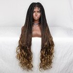 Lace Front Wig Factory - OEM/ODM Custom Synthetic Braid Lace Front Wig with Baby Hair