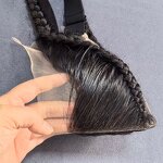 Braids Frontal Lace Factory - OEM/ODM Custom Brazilian Natural Human Hair Frontal Braid Hairpiece
