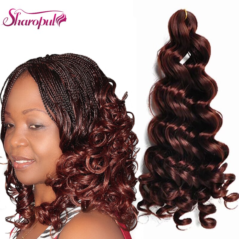 Synthetic Hair Extensions Manufacturer - OEM/ODM Custom Loose Curl Italian Curly Crochet Braids Synthetic Hair