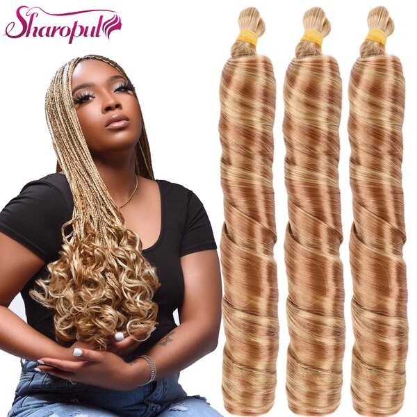French Spiral Curl Wave Hair Manufacturer - OEM/ODM Custom Wholesale Piano Color French Spiral Curl Wave Hair