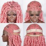 Lace Front Wig Factory - OEM/ODM Custom Synthetic Distressed Locs Full Lace Braided Wigs