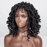 Full Lace Wig Manufacturer - OEM/ODM Custom Synthetic Faux Locs Braided Wig with Goddess Locs