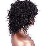Human Hair Wig Factory - OEM/ODM Custom Kinky Curly Short Brazilian Hair Wig Dark Brown