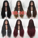Lace Closure Wig Manufacturer - OEM/ODM Custom Synthetic Ombre Color Faux Locs Wig for Africa Women