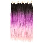 Crochet Braid Hair Factory - OEM/ODM Custom Jumbo Braiding Hair 24inch Ombre Color Crochet Braid