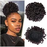 Hair Bun Manufacturer - OEM/ODM Custom Dreadlocs Hair Bun Synthetic Fro Hair Ponytail