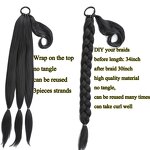 Ponytail Extension Factory - OEM/ODM Custom Long Yaki Straight Braided Ponytail Extension