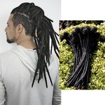 Crochet Hair Extension Manufacturer - OEM/ODM Custom Dreadlocks Human Hair Natural Black Ombre Color Crochet
