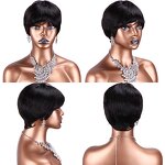Human Hair Wig Factory - OEM/ODM Custom Straight Bob Pixie Cut Wig with Baby Hair