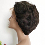 Lace Front Wigs Factory - OEM/ODM Custom Wholesale Short Pixie Natural Human Hair Wigs Tpart Frontal
