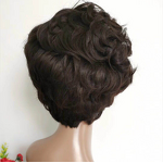Lace Front Wigs Factory - OEM/ODM Custom Wholesale Short Pixie Natural Human Hair Wigs Tpart Frontal