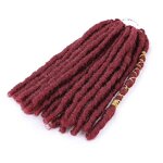 Hair Extensions Manufacturer - OEM/ODM Custom 12-Inch Black Afro Braiding Hair Big Faux Locs Twist